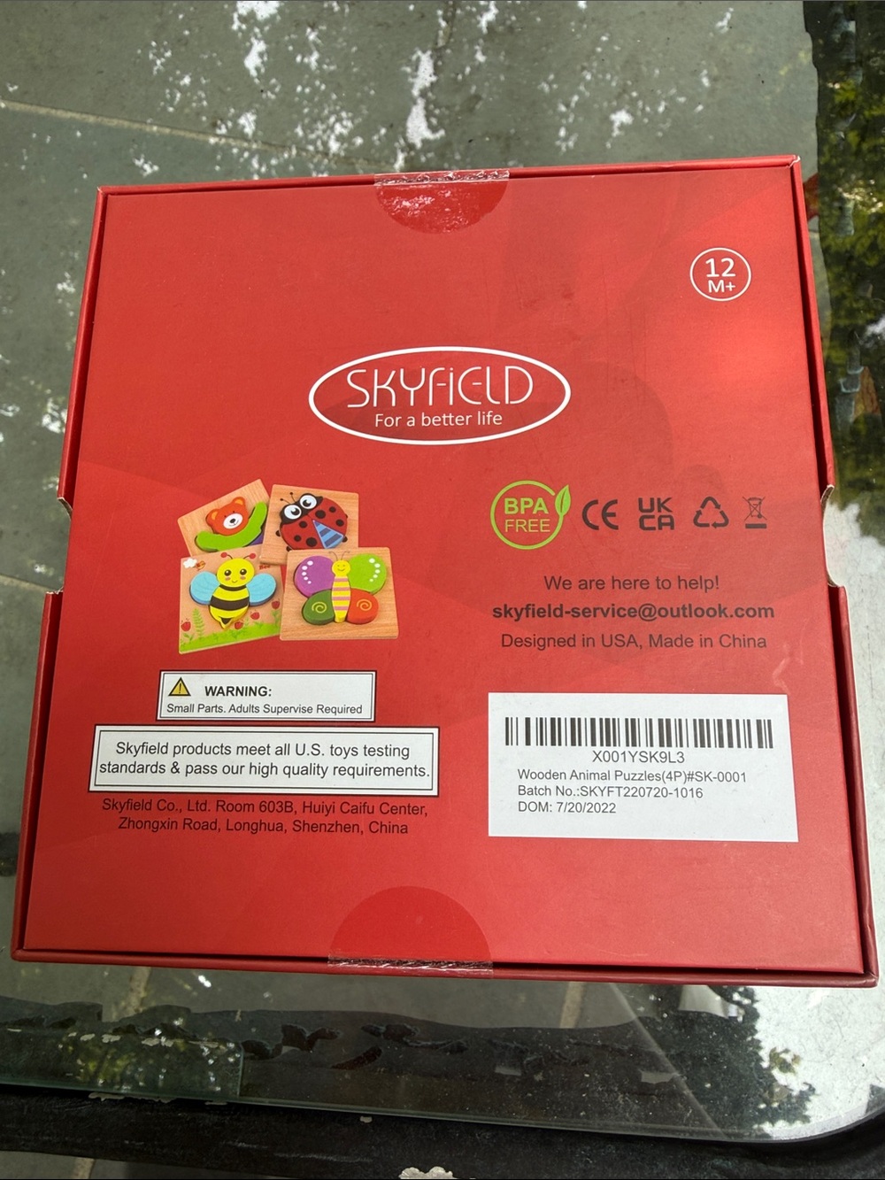 Skyfield Toddler Children’s Wooden Animal Puzzles (unopened)
